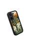 Vivo X200 Fe Compatible Black Silicone Camera Protected Shock Absorbing Protective Case with Cactus Pattern - 3