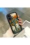 Vivo V60 Lite 4G/5G Compatible Black Silicone Camera Protected Shock-Absorbing Protective Case Cactus Pattern