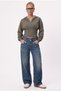 Women's Novis Slim Fit Khaki Hooded Sweatshirt with Elastic Waist - 2