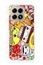 Mi 15t Compatible Cute Colorful Food Printed Transparent Phone Case