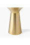 Wooden Top Side Table with Pedestal Base - 51x40x45 cms - 5