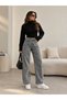 Sneeze Black Front Detail with Side Panels Baggy Jeans Denim Pants - 4