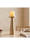 Geo Pillar Candleholder - 26 cm - 2