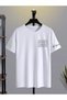 Men's White Chicago Printed Oversize T-shirt - 2