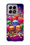 Mi 14t Compatible Neon Hamburger Potato Printed Transparent Phone Case