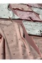 Girl's Patterned Twill Fabric 6-Piece Cotton Undershirt and Shorts Set with Rope Straps - 2