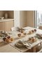 Lara 4-Piece Glass Serving Bowl Set with Stand - 6