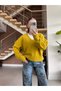V-Neck Wool Textured Soft Knitwear