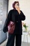Premium Ripped Detailed Design Knitwear Set - Black - 7