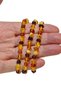 Multicolor Baltic Amber Elastic Bracelet 512-2 - 3
