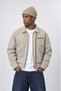 Men's Da Vinci Lined Detailed Oversize Jacket Beige - 3