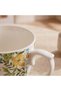 Floral Print New Bone China Footed Mug - 360 ml - 3