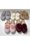 Set of 2 Women's Winter Plush Slippers, Guest, Maternity, Dowry and Gift Slippers - 4