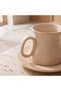 Nehma 8-Piece New Bone China Espresso Cup and Saucer Set - 80 ml - 3