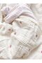 2 Layers Embroidered Muslin Kokina Pattern - 110X110 cm - 3