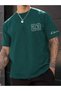 Men's Green Chicago Printed Oversize T-shirt