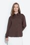 Textured Shirt with Pocket Detail