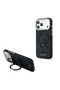 iPhone 18 Pro Max Case Licensed M-Safe 4g Patterned 360 Stand Classic Text Logo Cover Black