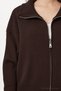 Zippered Cardigan Pants Knitwear Set Lan0077 Aci Brown - 4