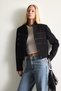 Fitted High Collar Napoleon Short Cashmere Coat I5139Ax26Wn - 4