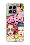 Mi 14t Compatible Colorful Comic Women Printed Transparent Phone Case