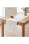 Palm Embroidered Table Runner - 180x35 cms