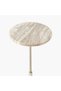 Marble Top Side Table with Pedestal Base - 60 cms - 4