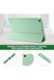BluePeak iPad 10.2 Case Compatible with iPad 9th/8th/7th Generation (2021/2020/2019) – Trifold Stand Protective Cover with Pencil Holder, Auto Sleep/Wake, Slim Smart Case - Green Matcha - 3