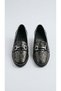 D26Ka-7060 Buckle Detail Genuine Leather 5cm Thick Heel Daily Stylish Shoes for Women - 4