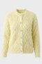 Women's Yellow Stone Pearl Buttoned Feathered Cardigan - 5