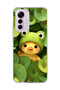 Mi 12 Lite Compatible Transparent Phone Case with Frog Hat and Duck Print
