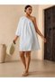 Rochie mini, alb - 3