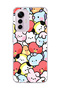 Mi 12 Lite Compatible Cute Colorful Characters Printed Transparent Phone Case