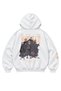 Unisex Oversize Naruto Nagato Pain Back Printed Hooded Zipper Anime Themed Zip Hoodie - 2