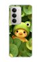 Redmi 15 Compatible Transparent Phone Case with Frog Hat and Duck Print