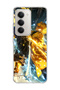 Redmi 15 Compatible Anime Lightning Sword Printed Transparent Phone Case
