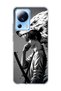 Mi 13 Lite Compatible Anime Wolf Warrior Printed Transparent Phone Case