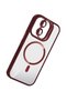 Concepta iPhone 11 Remim Lens Cover with Magsafe Stand (165708) - Claret Red - 2