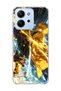 Redmi 15C Compatible Anime Lightning Sword Printed Transparent Phone Case