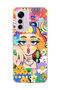 Mi 12 Lite Compatible Rainbow Hair Girl Printed Transparent Phone Case