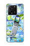 Mi 13t Compatible Flip Phone Nature Printed Transparent Phone Case