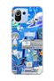 Mi 11 Lite Compatible Goldfish Computer Printed Transparent Phone Case