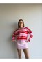 Polo collar striped sweater - 3
