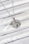 316L Steel Chain Silver Color Zircon Stone Butterfly Women's Necklace