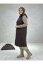 Plus Size Removable Hooded Quilted Vest - 2