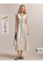 Rochie midi, bej - 5