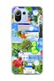 Mi 11 Lite Compatible Green Nature Desktop Printed Transparent Phone Case