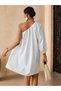 Rochie mini, alb - 2