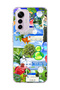 Mi 12 Lite Compatible Green Nature Desktop Printed Transparent Phone Case