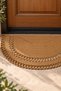 Navi Jute Door Mat (50X80 cm) |   Washable Stain-Resistant Bohemian Outdoor & Entrance Mat - 2